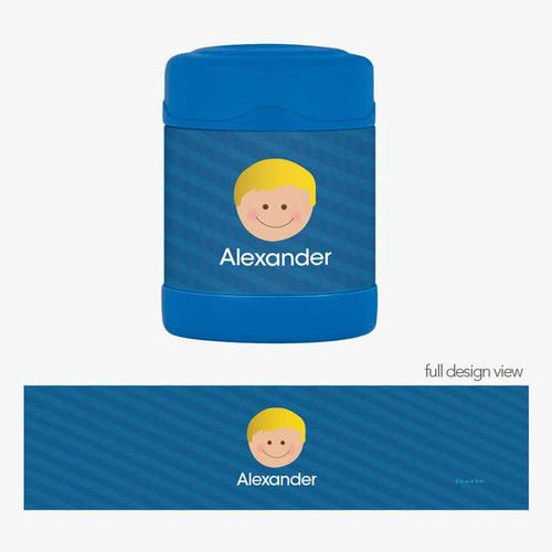 Just like Me Boy Blue Thermos Food Jar