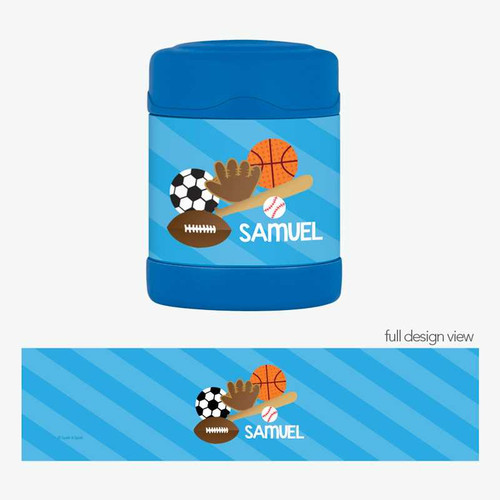Sports Fans Thermos Food Jar