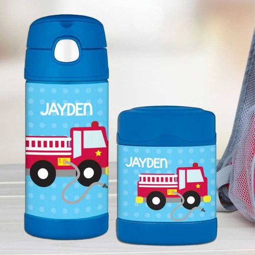 Cool Fire Truck Thermos Food Jar