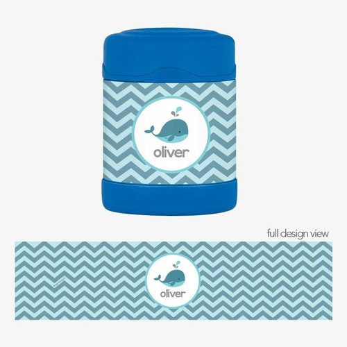 Sweet Little Blue Whale Thermos Food Jar