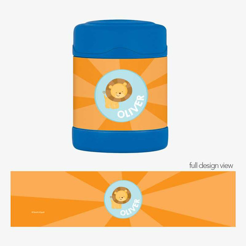 Cute Baby Lion Thermos Food Jar