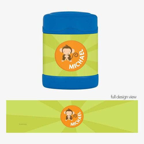 Cute Baby Monkey Thermos Food Jar