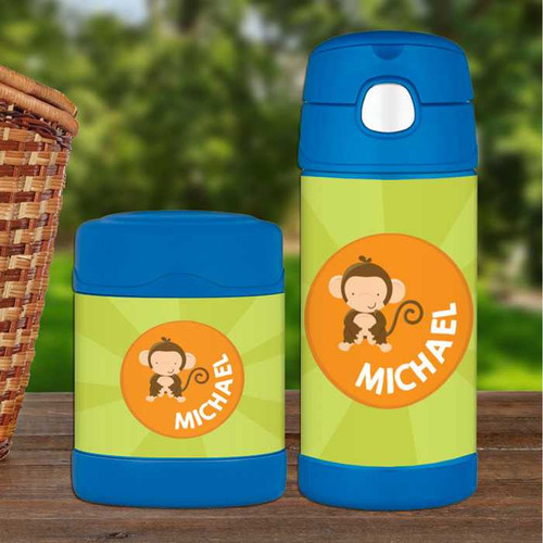 Cute Baby Monkey Thermos Food Jar