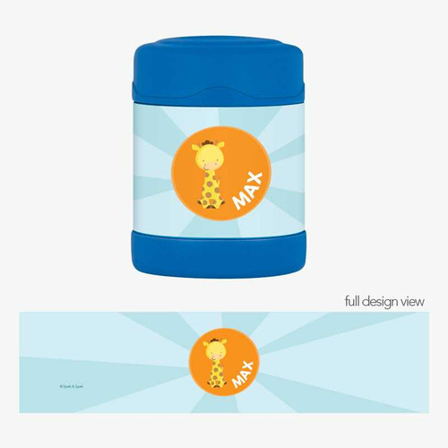 Cute Baby Giraffe Thermos Food Jar
