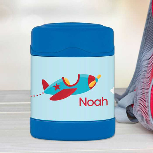 Fly Little Plane Thermos Food Jar