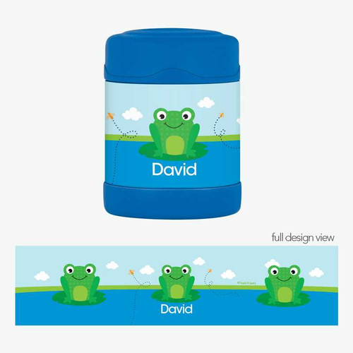 Cute Smiley Frog Thermos Food Jar