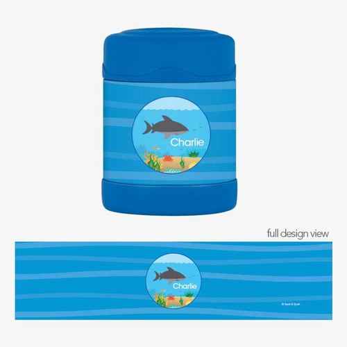Shark Waves Thermos Food Jar