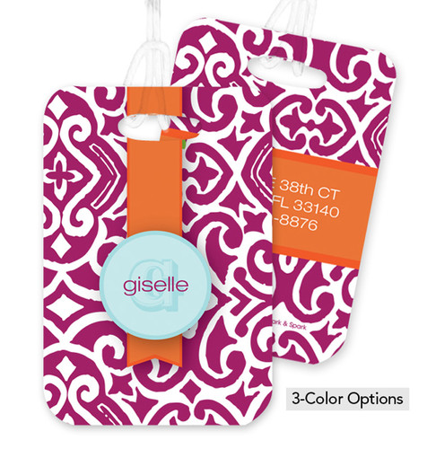 Gorgeous Blue Style Bag Tag