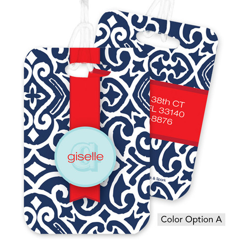 Gorgeous Blue Style Bag Tag