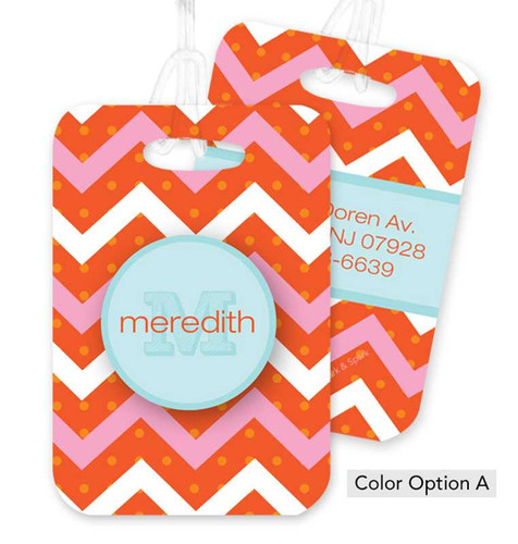 Mod Chevrons Bag Tag
