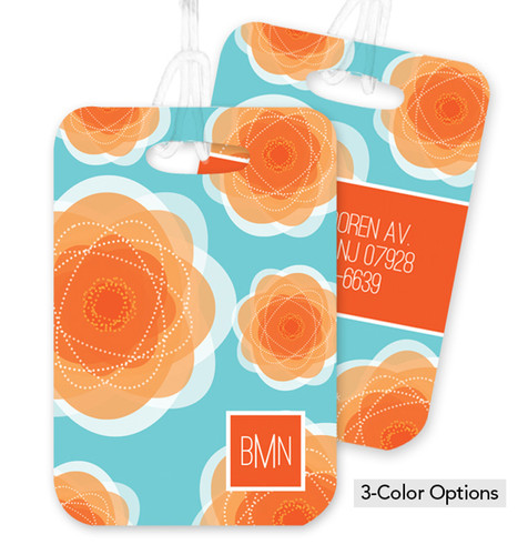 Pretty Blooms Bag Tag