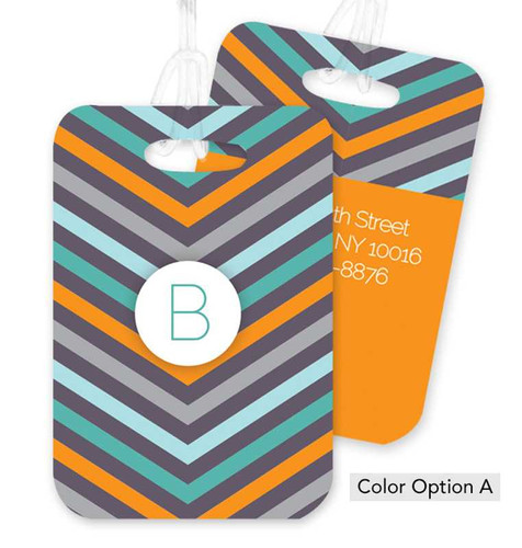 Style in Stripes Bag Tag