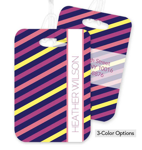 Bold Lines Bag Tag