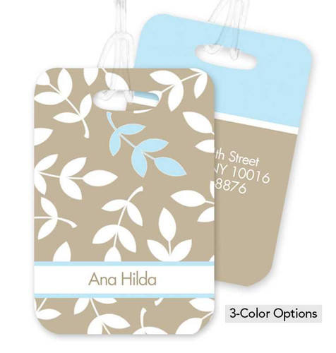 Leafy Bunch Bag Tag