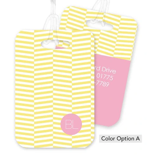 Up and Down with Style Bag Tag