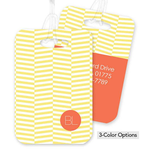Up and Down with Style Bag Tag