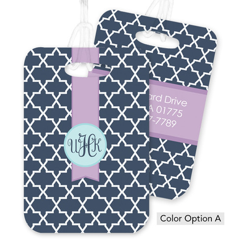 Simple Geometry Bag Tag