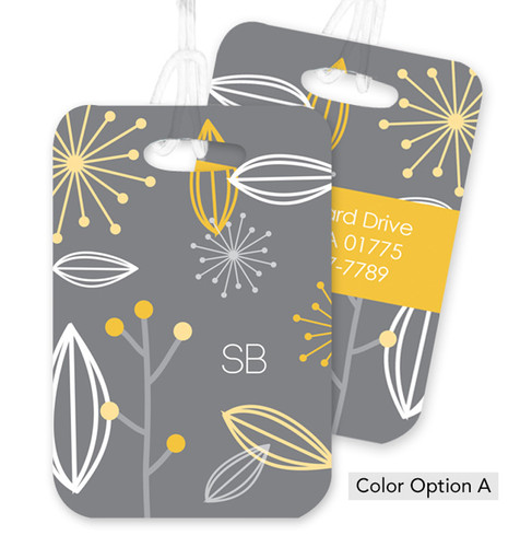 Grey Deconstructed Nature Bag Tag