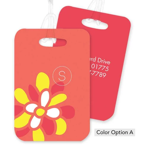 A Sweet Bloom Bag Tag