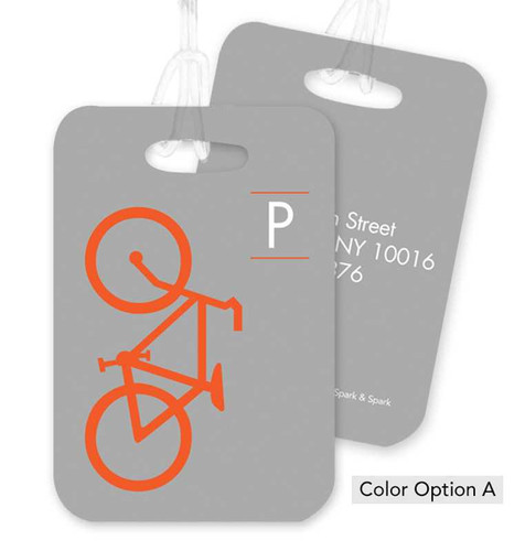 Bike Ride Bag Tag
