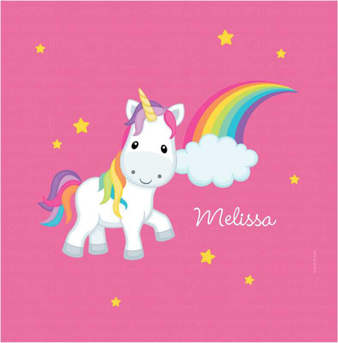 Rainbow Unicorn Shower Curtain