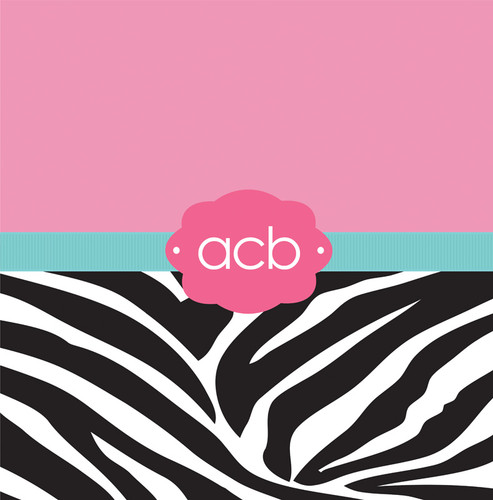 Zebra and Pink Shower Curtain