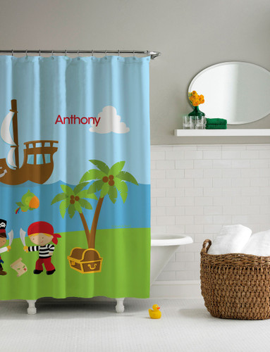 Yo Ho Pirate Shower Curtain