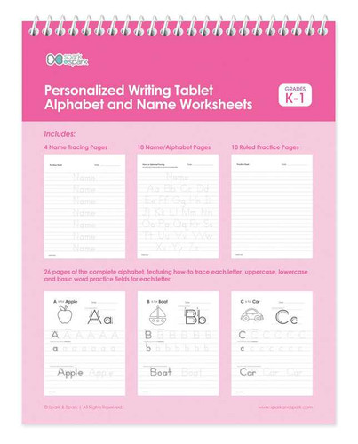 English Vertical Writing Book For Girls