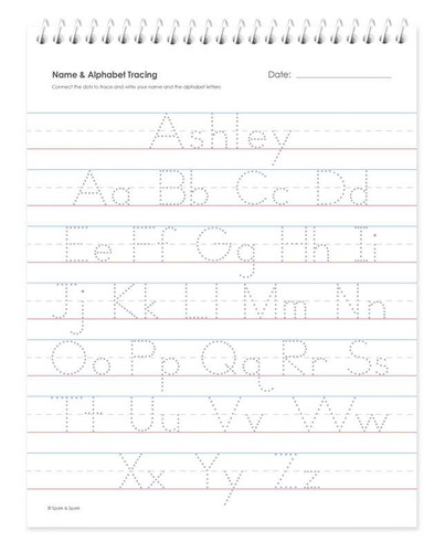 English Vertical Writing Book For Girls