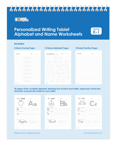 English Vertical Writing Book For Boys