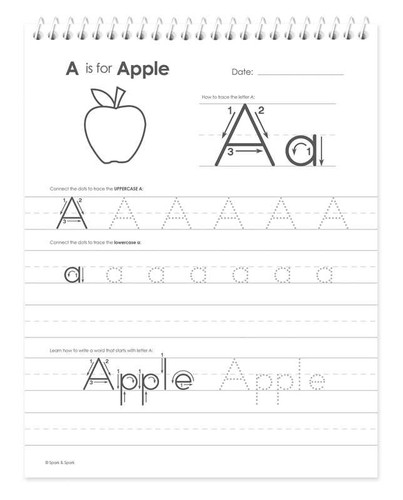 English Vertical Writing Book For Boys