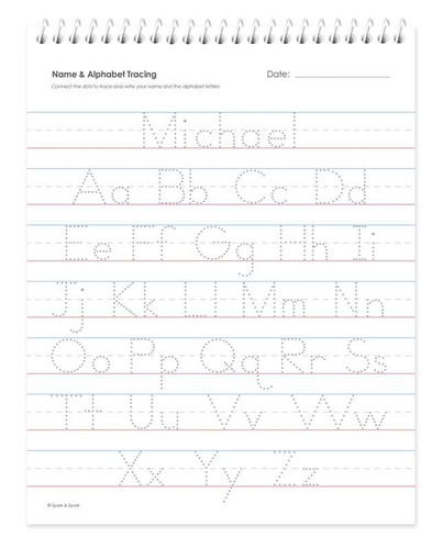 English Vertical Writing Book For Boys