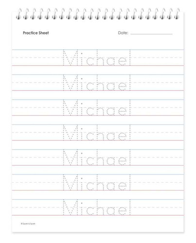 English Vertical Writing Book For Boys