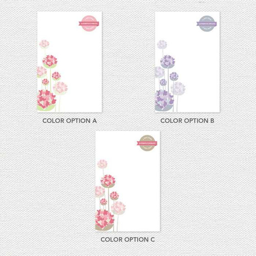 Poms Poms Circle Custom Notepad