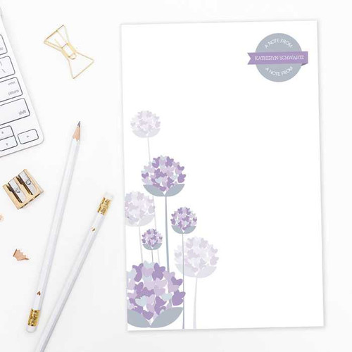 Poms Poms Circle Custom Notepad