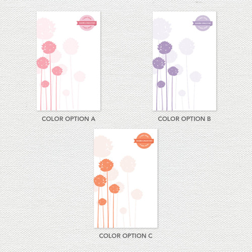 Clear Poms Poms Custom Notepad