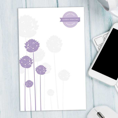Clear Poms Poms Custom Notepad