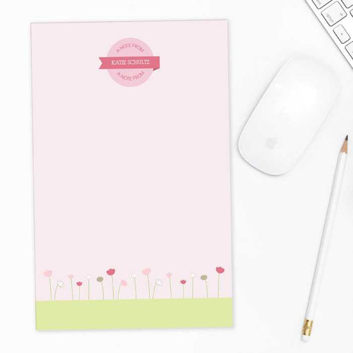 Original Personalized Family Notepads | Sweet Field Circle