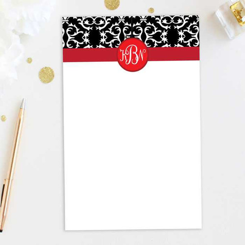 Victorian Initials Custom Notepad