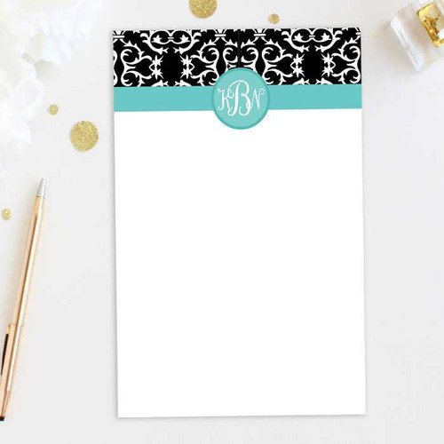 Victorian Initials Custom Notepad