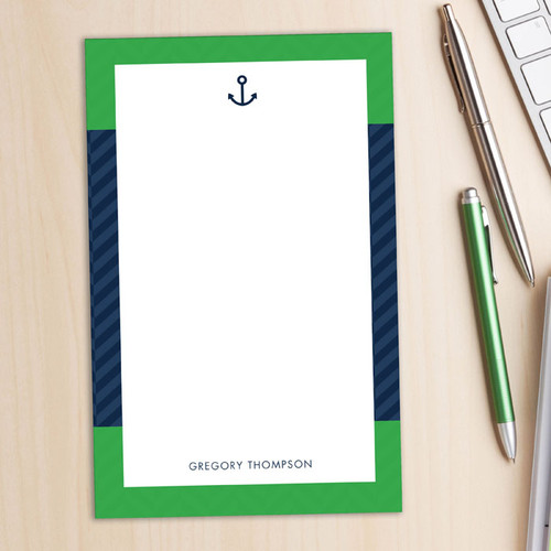 Shop Personalized Note Cubes | Nautical Anchor