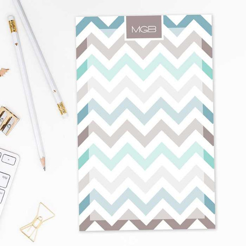 Colorful Chevrons Custom Notepad