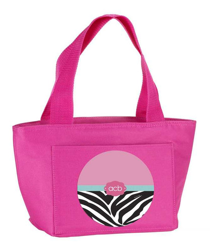 Zebra & Pink Kids Lunch Tote