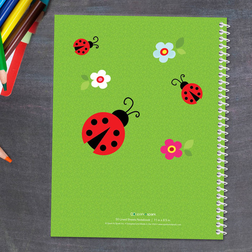 Curious Lady Bug Kids Notebook