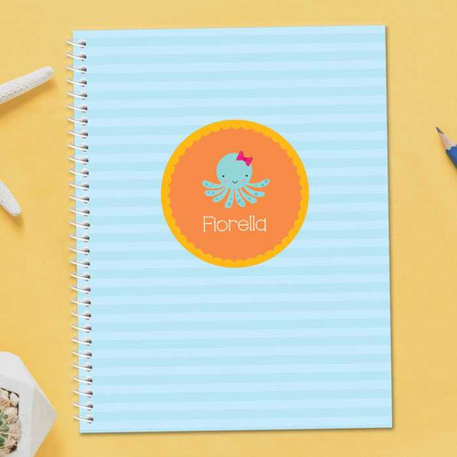 Cute Octopus Kids Notebook