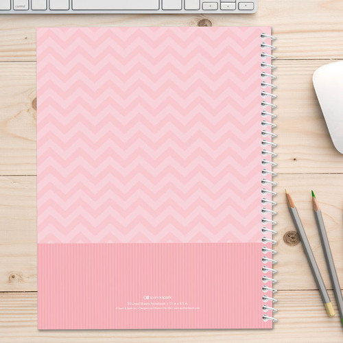 Initials On Chevron Kids Notebook