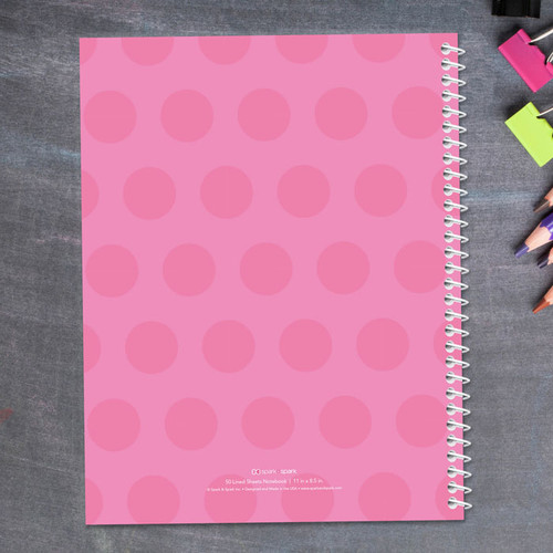 Just Like Me Girl Pink Kids Notebook