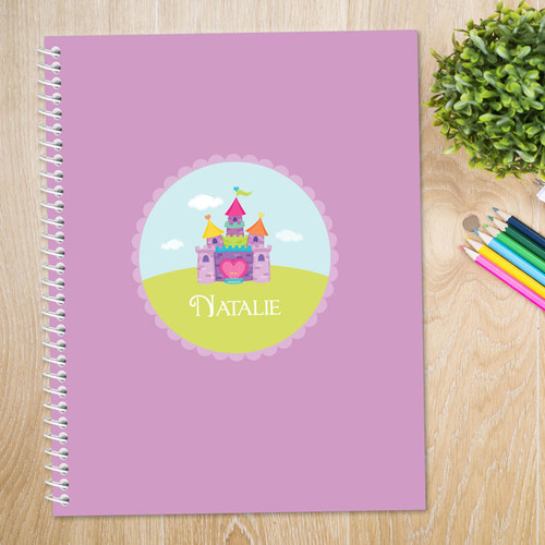 Pretty Heart Castle Kids Notebook