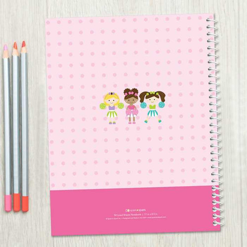 Three Cheerleaders Kids Notebook