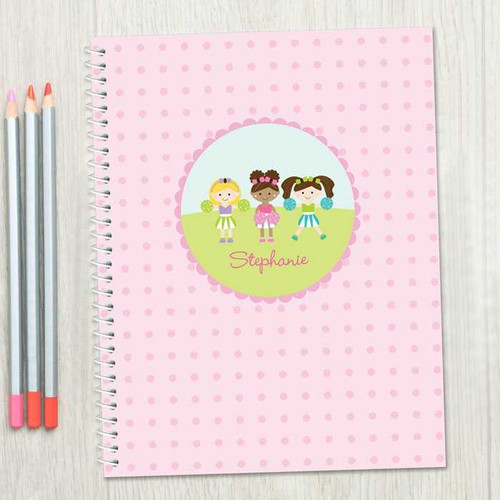 Three Cheerleaders Kids Notebook